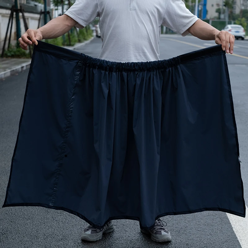 

Waterproof Pants Skirt Men and Women Electric Car Rain Skirt Battery Car One-piece Raincoat Cycling Raincoat Outdoor Hiking