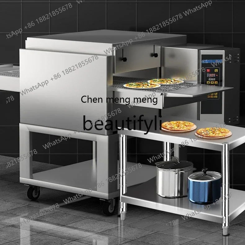 Hot sales  Commercial Chain Oven 304 Stainless Steel Baking Oven Multifunctional Crawler Pizza Electric Oven