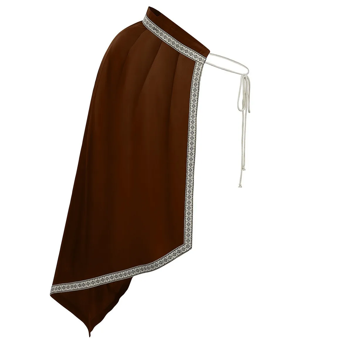 Mittelalterlicher Ritter-Schulterumhang, Renaissance-Vintage-Piratenumhang, Kostümzubehör für edlen Ritter und Krieger, Halloween-Cosplay – Detail 20