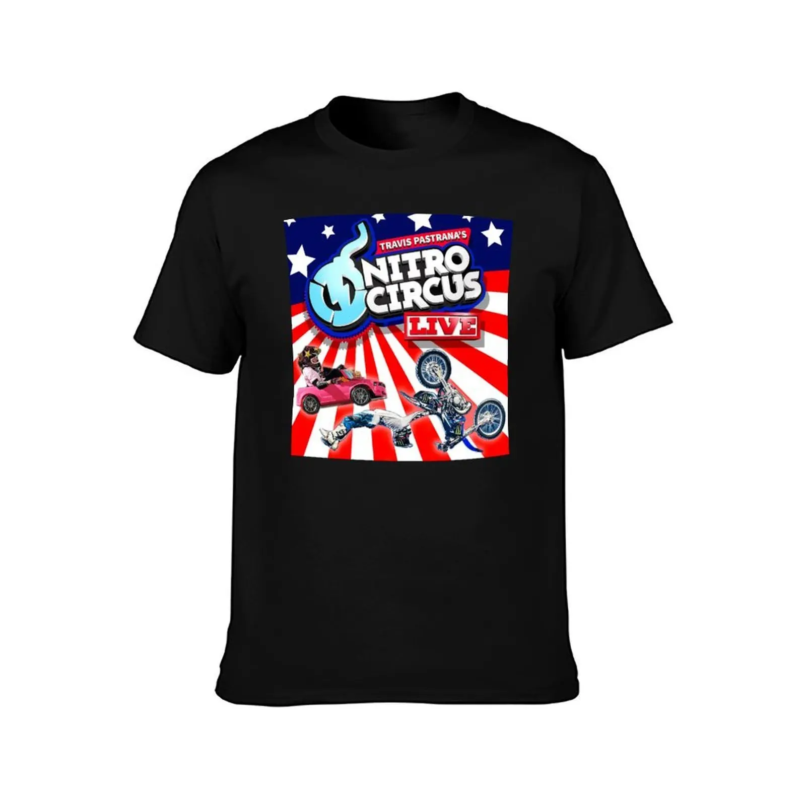 live nitro circus 2021 masmaret T-Shirt Big Size Short Sleeve Tee for Men T-Shirt