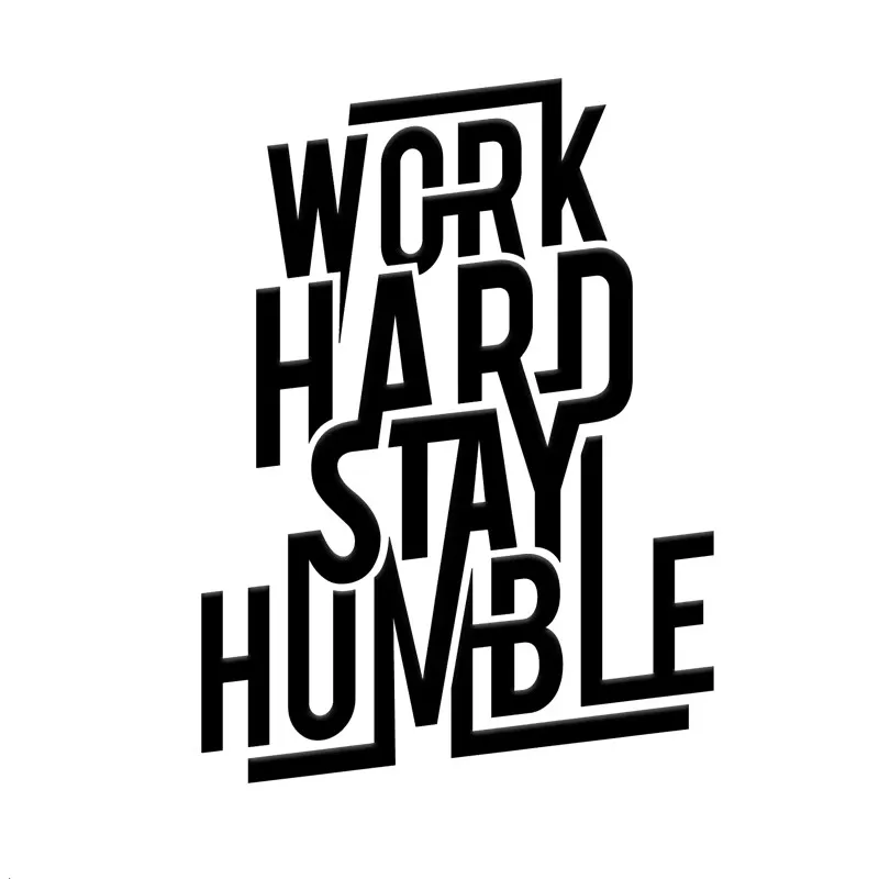 Maintain a humble letter design style, car windows, bumpers, motorcycle helmets, decorative vinyl car stickers