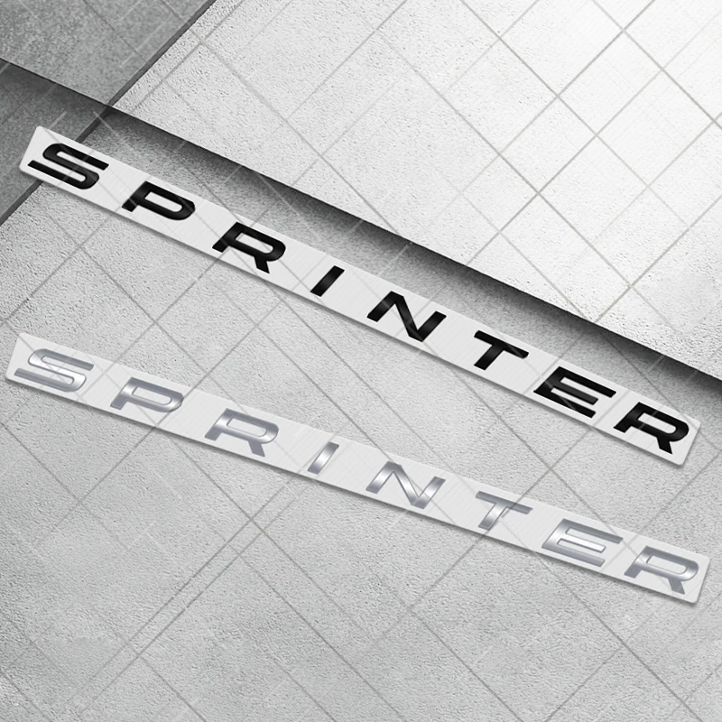 Metal 3d para sprinter logotipo camper van 313 311 w903 w906 w907 cdi estilo do carro tronco traseiro carta emblema adesivo acessórios automóveis