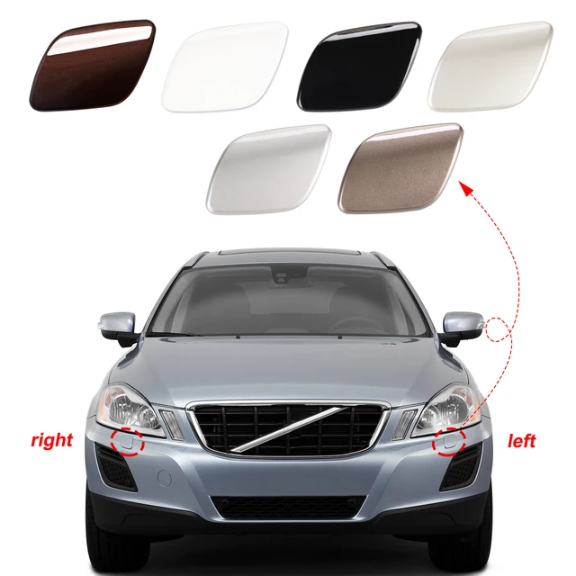 ヘッドライトウォッシャーカバー,Volvo xc60,アクセサリー2012 2009 2010 2011 2013 30763410 30763411  - AliExpress