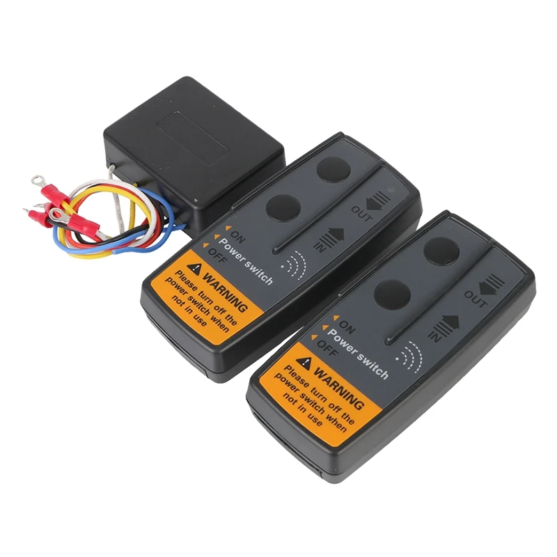 Telecomando senza fili del controller dell'interruttore dell'argano elettrico 2.4G 12V 24V per il rimorchio ATV fuoristrada 72W