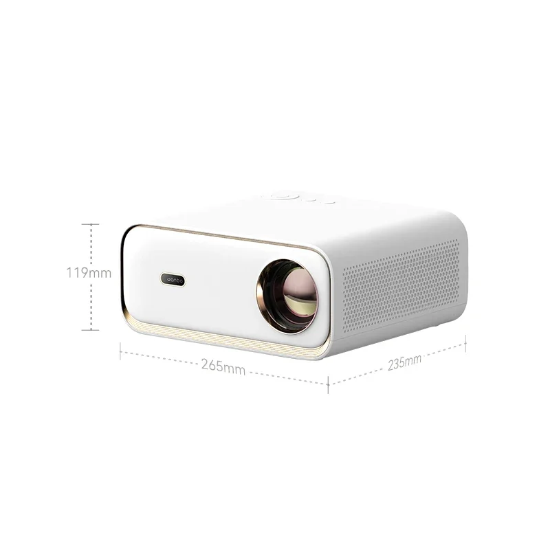 Proyector Wanbo X5 4K 1080P 20000 lúmenes 1100ANSI Android 9,0 Dual Band Wifi 6 Proyector Oficina Home Theater Proyector