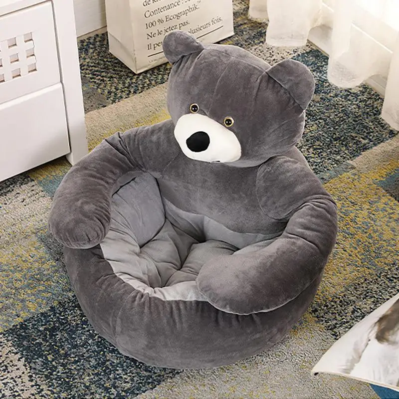 Bear Hug Dog Bed Warm Plush Dog Cat Beds Sofas Plush Pet Cushion With Non-slip Bottom Washable Pet Beds & Sofas For Dogs Cats