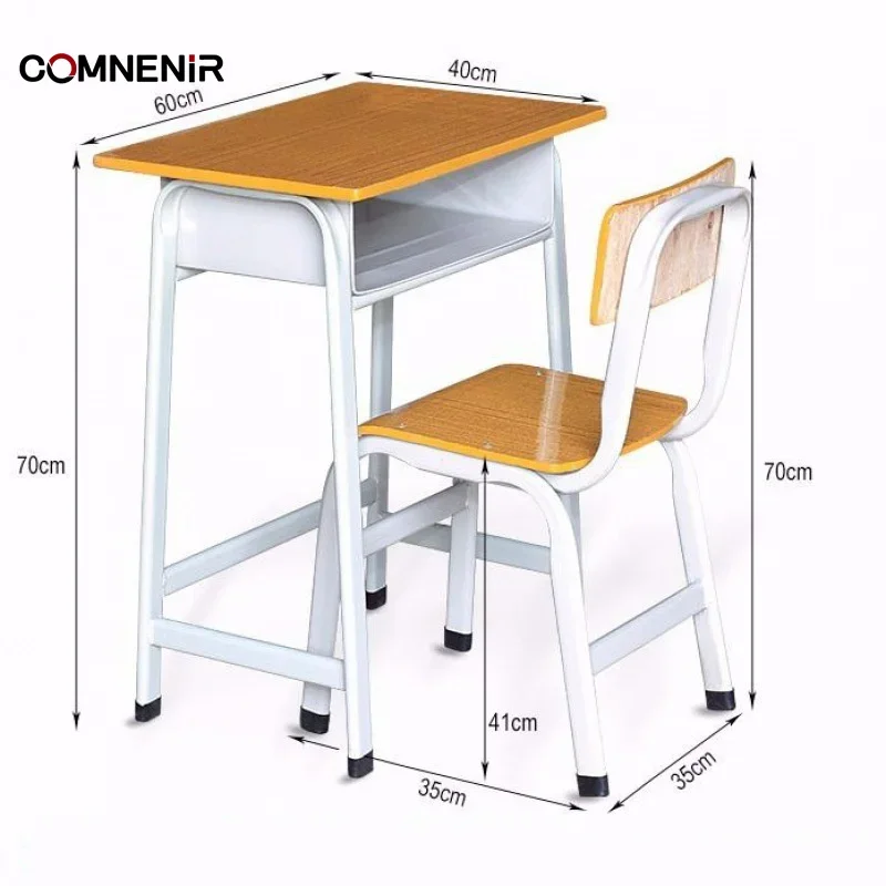 COMNENIR Modern University School Set Indoor Collaborative Classroom Furniture With Desk And Chair Educational Supplies