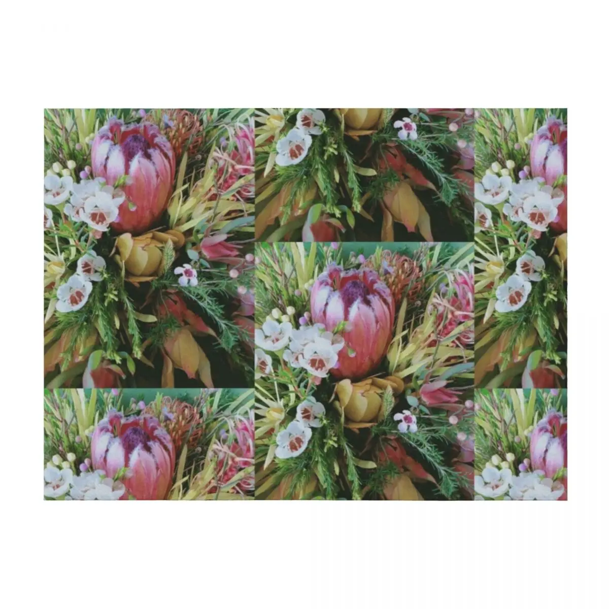 

Australian native flora Throw Blanket Flannels Camping sofa bed Tourist Blankets