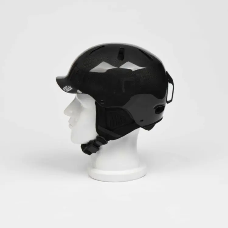 프라이빗 맞춤 고품질 탄소 섬유 편안한 착용감 스키 헬멧 (겨울 야외 스포츠용)