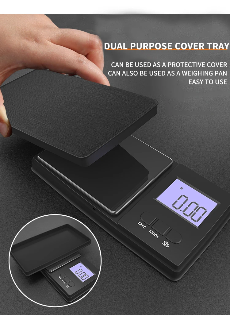 Jewelry Scales Weight Diamond Balance Kitchen Weighing Digital Pocket Mini Scale Bathroom 0.01g 500g 1000g