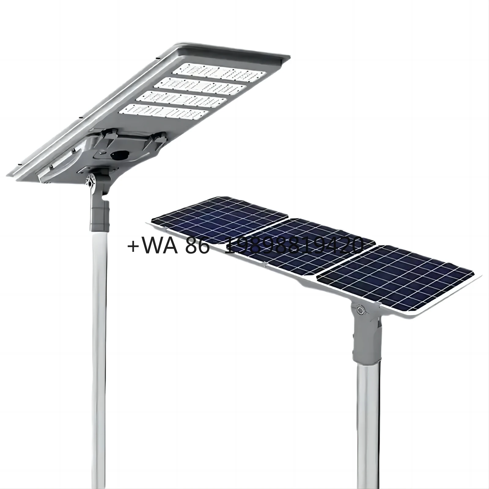 High Class Smart Integration Ip65 Remote 200W 300W 400W LED Street Solar Lights