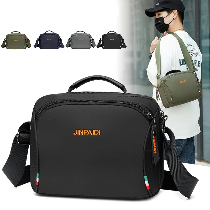 

New Men's Shoulder Bag Trendy Fashion Messenger Bag Fashion Simple Commuter Handbag Crossbody Bags for Men Oxford Sling Bag