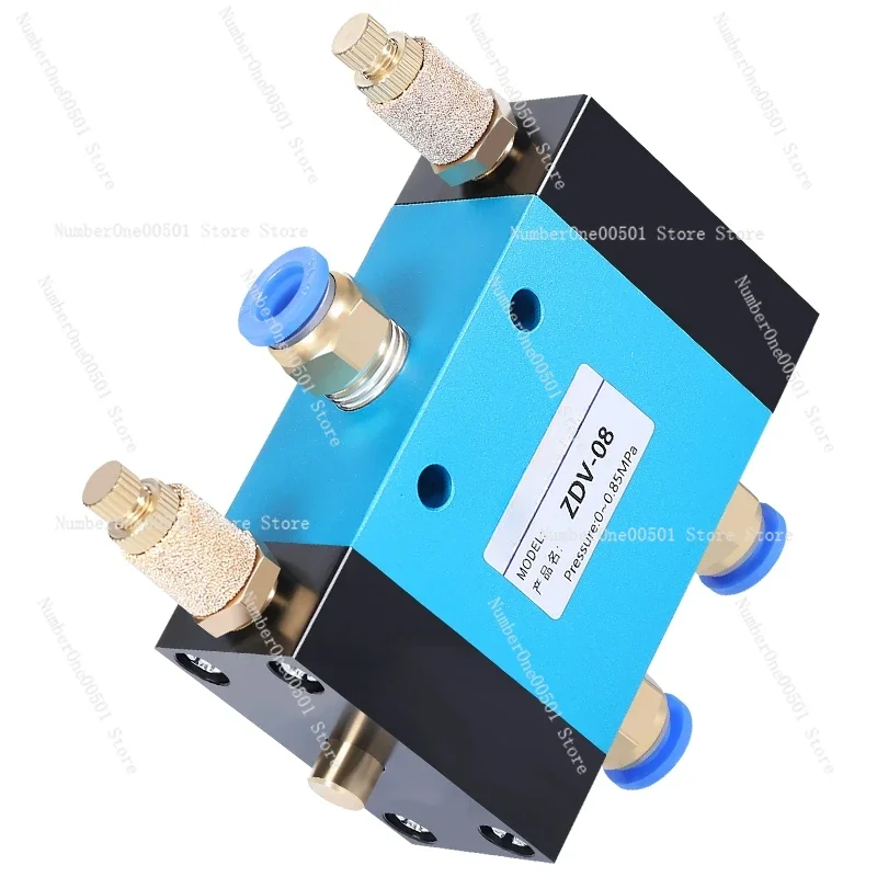 Automatic Reciprocating Speed Valve ZDV-08 Pneumatic Switch Two-Position Five-Port Adjustable Reversing Control Valve