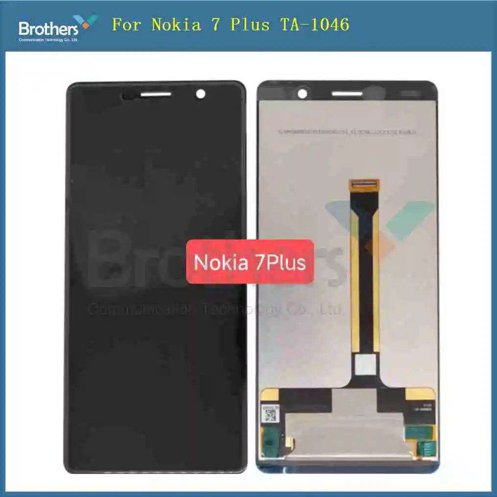 Pantalla LCD Original de 6,0 pulgadas para Nokia 7 Plus, conjunto de digitalizador para Nokia 7 Plus TA-1046 TA-1055 TA-1062, repuesto de LCD