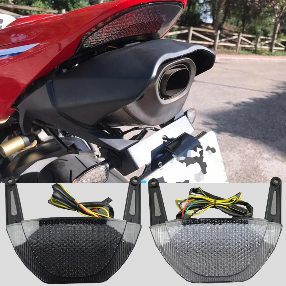 Motorcycle Rear Tail Light Assembly LED Integrated Turn Signal For Honda CBR600RR 2007 08 09 2010 2011 2012 CBR 600RR Brake Lamp