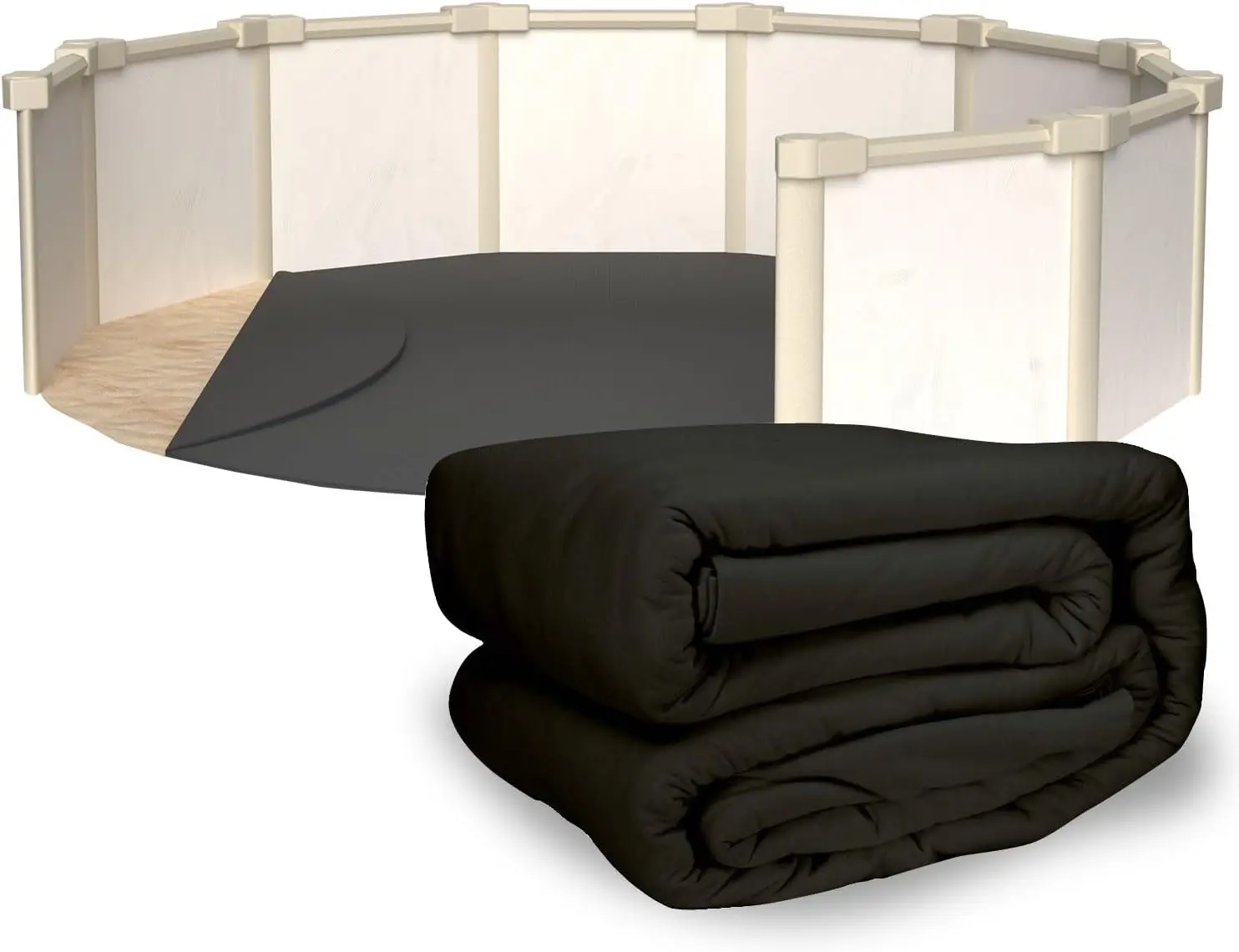 

Пленка-вкладыш для круглого наземного бассейна 24 фута, устойчивая к проколам, экологичная, простая в установке, продлевает срок службы вкладыша