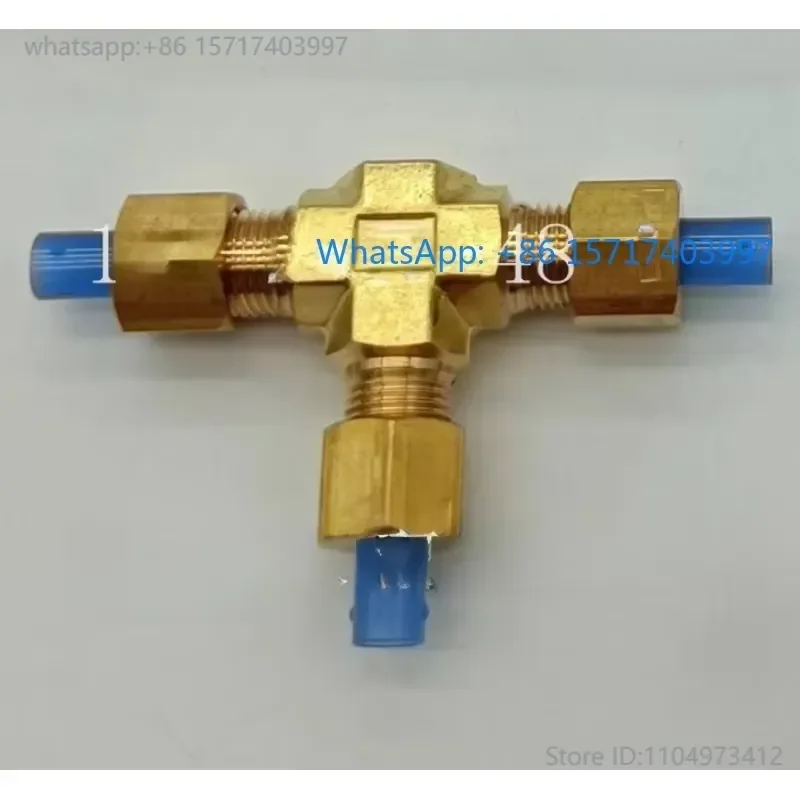 Brass connector Recessed tee pipe connector KFT04/06/08/10/12N U B-00