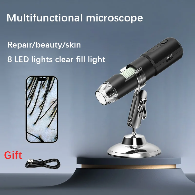USB Dermatoscope Skin Analyzer Machine Professional Aesthetic Equipment Microscope For Soldering Facial Analyzer Scalp Diagnosti