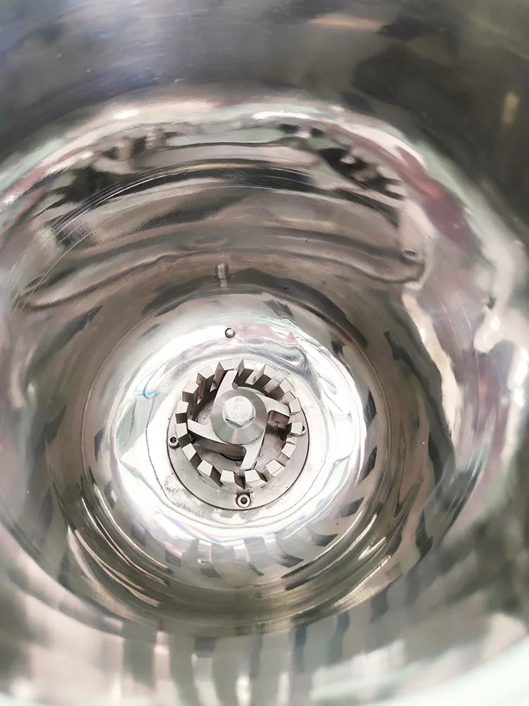 Mesin Pencampur Emulsifikasi Homogenizer Vakum Krim Kosmetik 5l 10l 20l dengan Tangki Stainless Steel