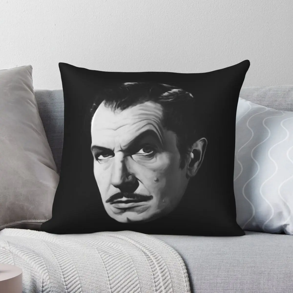 In The Mouth Of Madness Square Pillowcase Polyester Linen Velvet Pattern Zip Decor Pillow Case Bed Cushion Case Wholesale 45x45