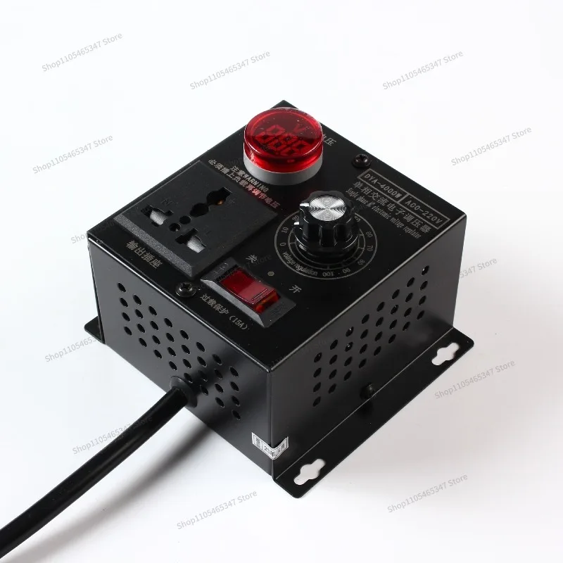 For 4000W Electronic Voltage Regulator, Single-phase AC Adjustable Motor Controller, Fan, Fan Vibration Disc