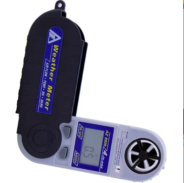 AZ8909 Pocket Barometric Anemometer Air Flow & Barometric Pressure Air Flow Meter