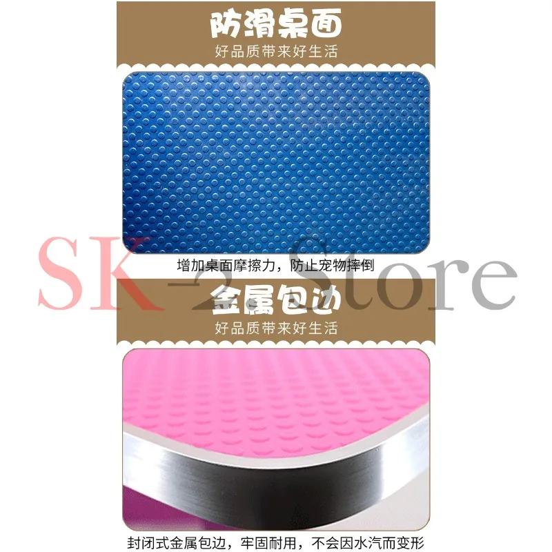 Portable Non-slip Grooming Table Pet Grooming Table Household Dog Grooming Table Size Stainless Steel Folding