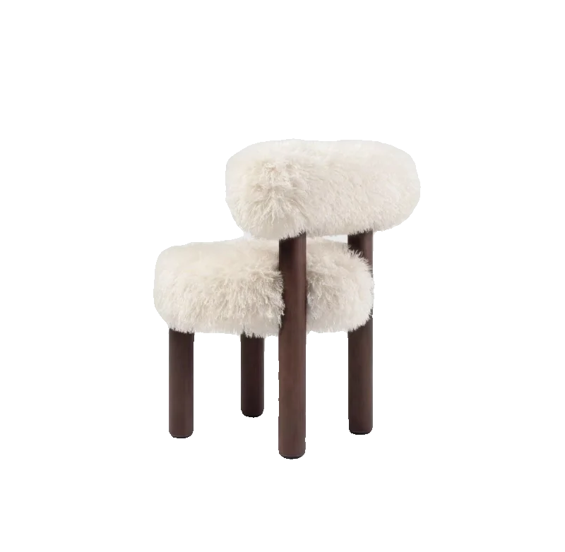 

Lamb Back Dining Chair, Home Bedroom Dressing Chair, Home Art Makeup Chair