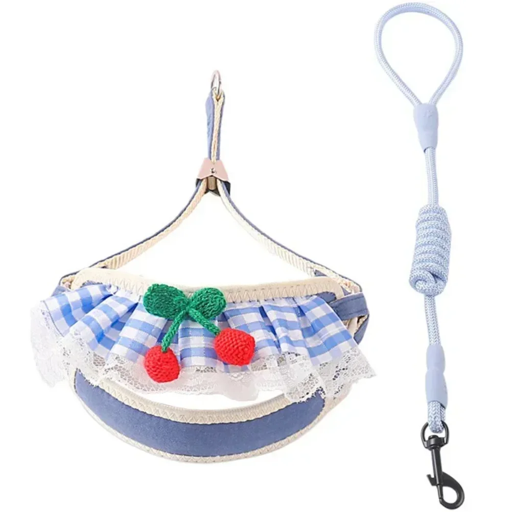 

Cute Kitten Traction Leash Small Dog Teddy Pet Supplies Wholesale Dog Rope Chest Strap For Walking Puppy Accessories