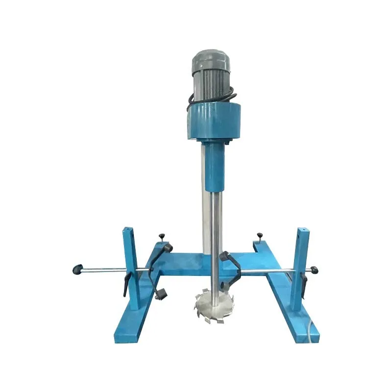 Small 4kw laboratory disperser, liquid paint small batch electric lift variable frequency speed control dispersion mixer