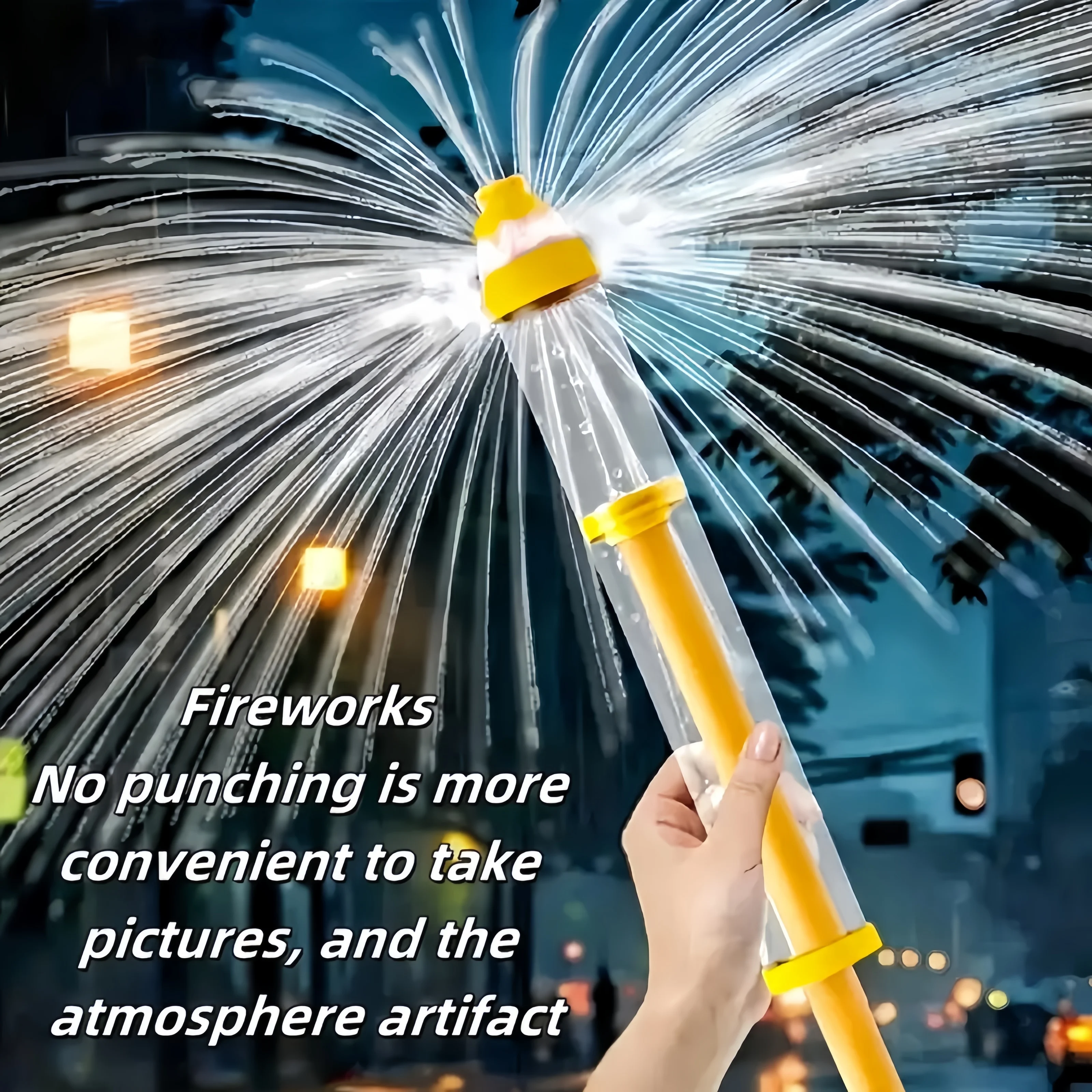 新しい花火水鉄砲、水の神ツール、ビーチ大型水スプレー引っ張る花火水鉄砲、子供の漂流遊びギフトおもちゃ