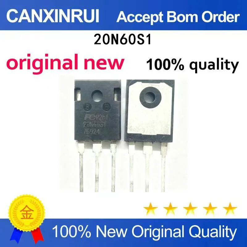 (5-100 Pieces) 20N60S1 field-effect transistor TO-220F brand new full foot FMV20N60S1 in stock
