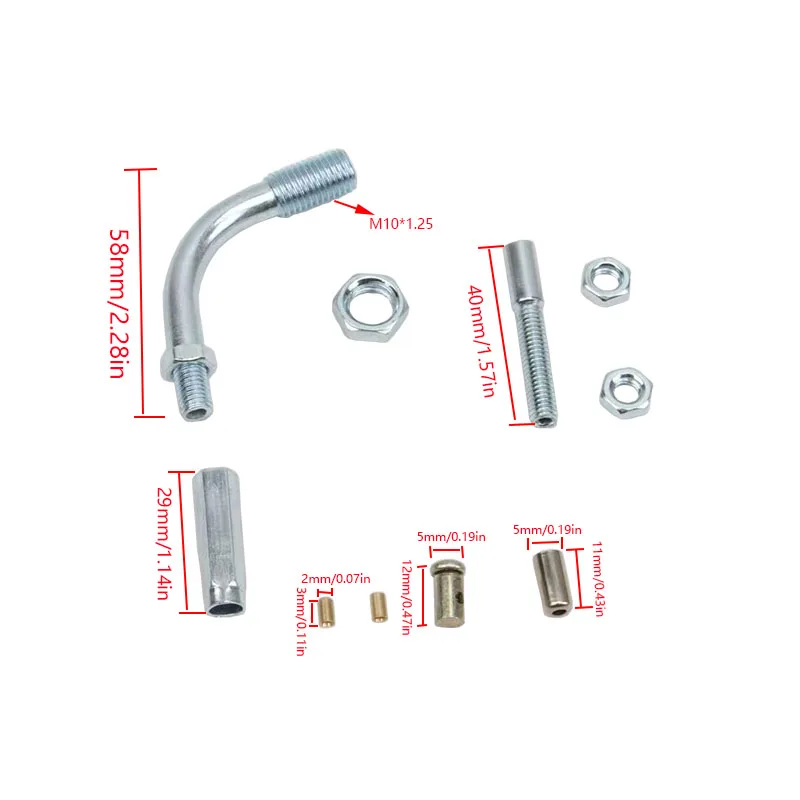 Motorcycle Accelerator Adjuster Throttle Cable Line length 2200mm Adjustable Throttle Cable Connector Accessories motorcycle thr