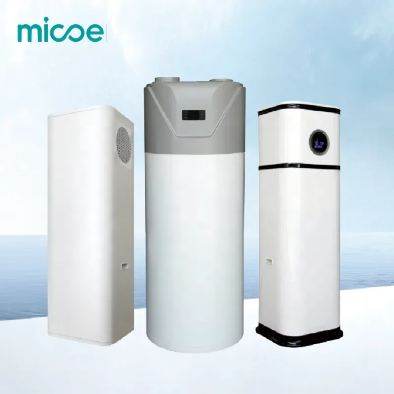 All In One Heat Pump Water Heater 2.5KW For Commercial Hot Water Supply, Hotel Heating And Building Projects With WIFI Control