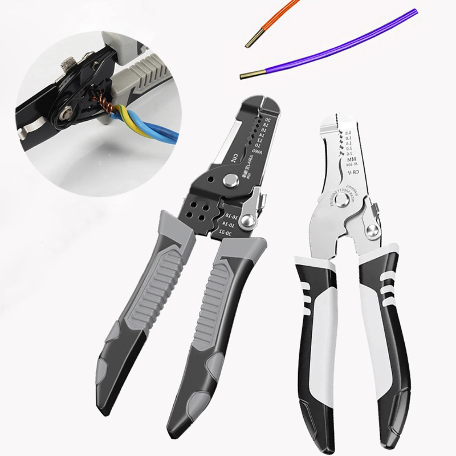 Versatile Pulling Plier Hand Tool for Wire Stripping, Crimping, and Multifunctional Applications with Easy-to-Use Design and Hig