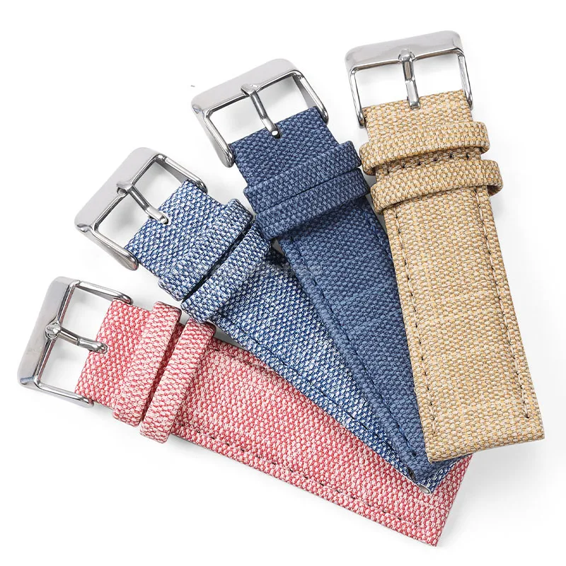 화웨이 Gt2/3 용 나일론 시계 밴드, 스트랩 데님 패턴 팔찌, 소프트 스포츠 범용 손목 밴드, 10mm, 12mm, 14mm, 16mm, 18mm, 20mm, 22mm