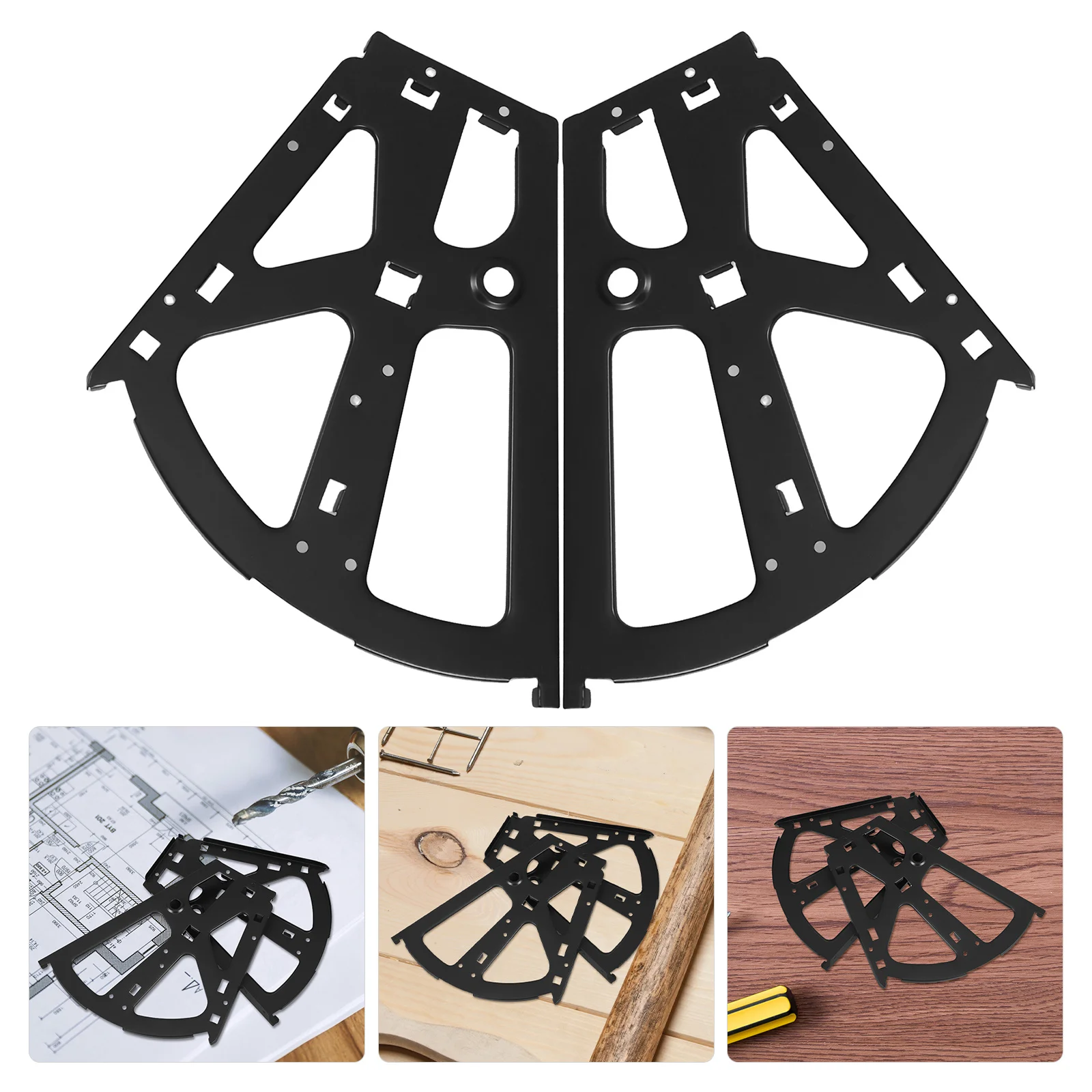 

2pcs Flip Shoe Cabinet Hardware Stainless Steel Fan Shape Hinge Frame For Drawer Rack Concealed Cabinet Door Fittings Shoe