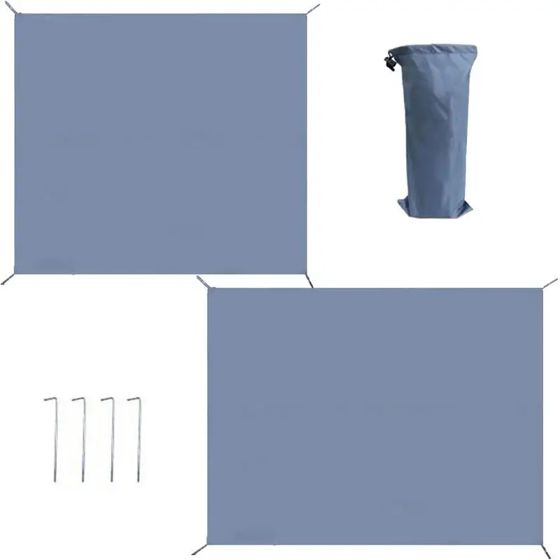 

Tent Mats For Floor Waterproof Camping Tent Carpet Mat Quick-Drying Oxford Sleep Pad With Storage Bag For Deck Picnic Balcony