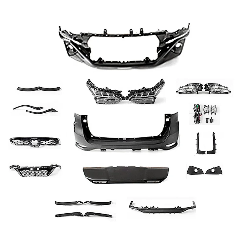 High Quality: High Quality Exterior Car Accessories Facelift Conversion Body Kit Upgrade Fortuner 2015 To 2021