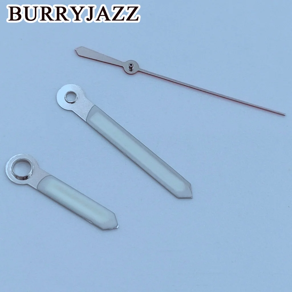 BURRYJAZZ-Aiguilles de Montre en Argent, Or Rose, Aiguilles de Pistolet, Vert, Shoous, NH35, NH36, NH38, 7S26, 7S36, 4R35, 4R36