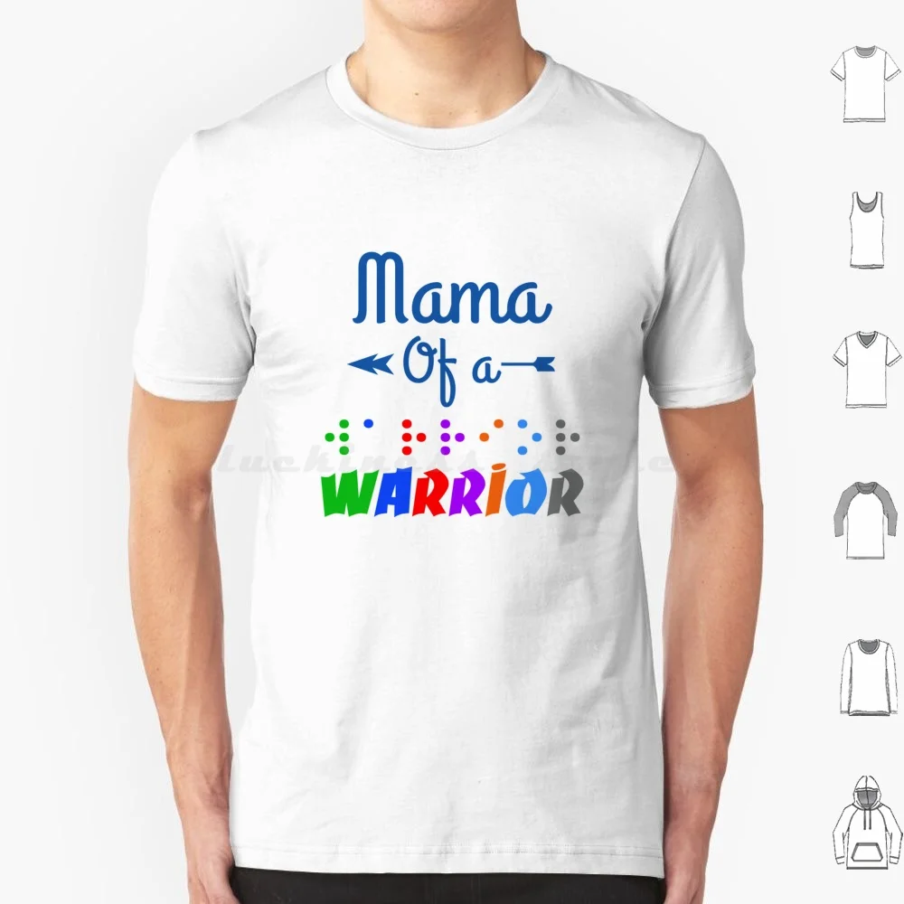 Mama Of A Gift For Mother Of A Blind Child T Shirt Cotton Men Women DIY Print Blind Teenager Visually Impaired Mom Mother