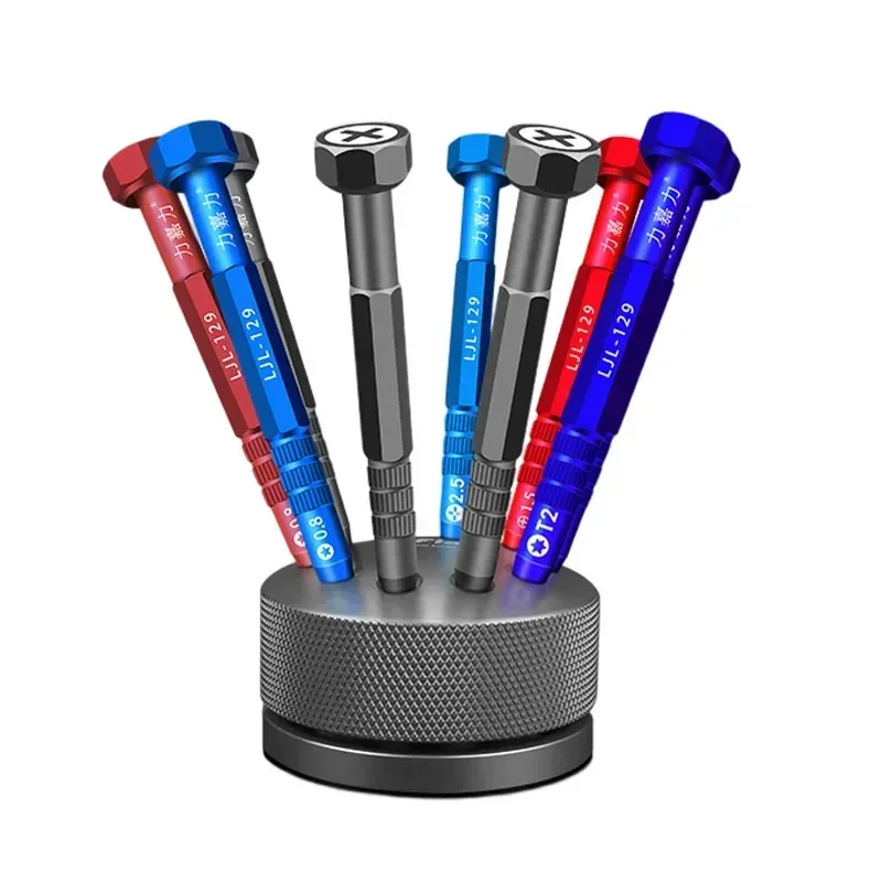 1PC 360° Rotating Screwdriver Holder Multi-function 10 Holes Aluminium Driver Storage Rack Repair Tool Container Screw Organizer