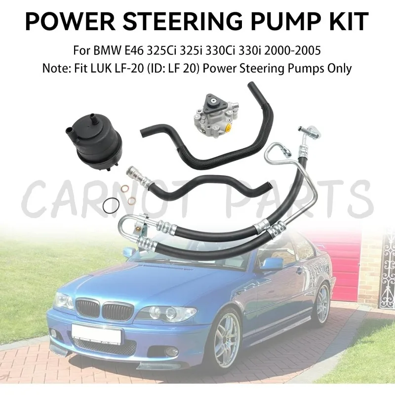 

Set Power Steering Pump Kit 32416760036 for 2001-2005 BMW E46 320i 323i 325i 328Ci 328i 330i F13 Auto Repairing Parts