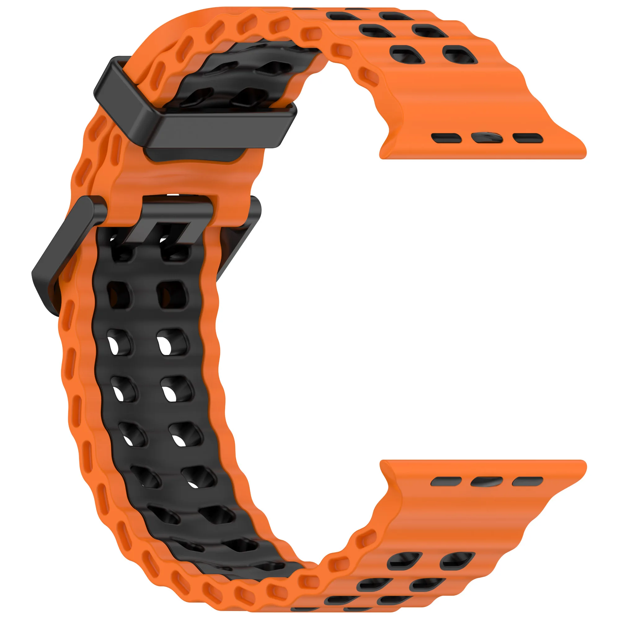 Silicone Band for Apple Watch Ultra 3 2 1 49mm 11 10 46mm 9 8 7 45mm Color Matching Comfortable Wristband for iWatch 6 5 SE 44mm