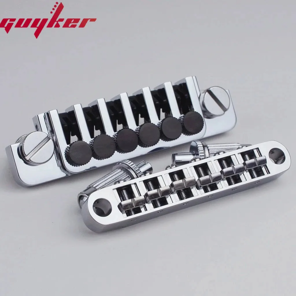 Guitar Saddle Bridge - Tune-O-Matic Bridges GM003 +Vintage TP6 Tailpiece Five Colours Available