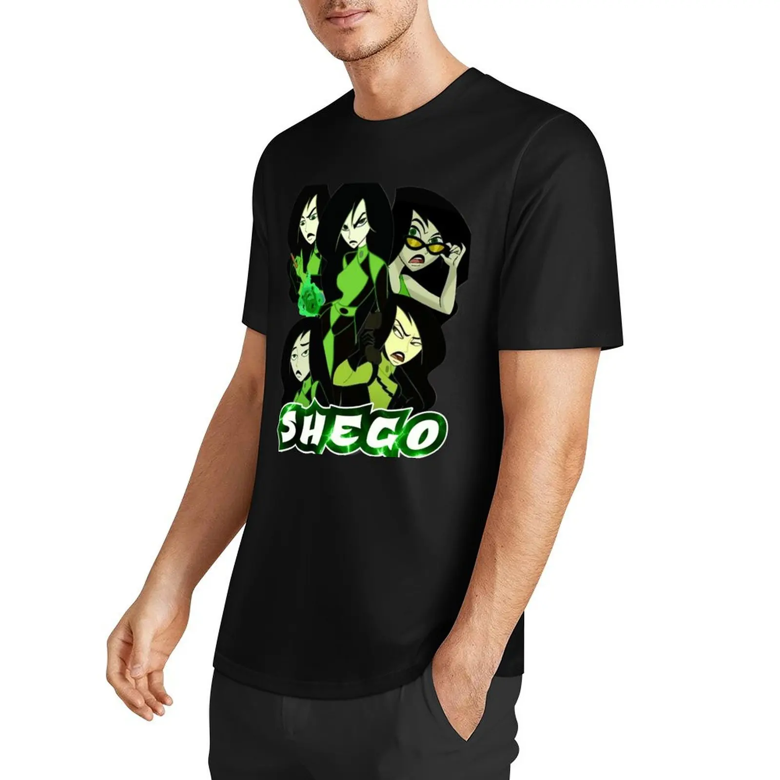 Shego T-Shirt basketball graphic tees plain Men's t-shirts