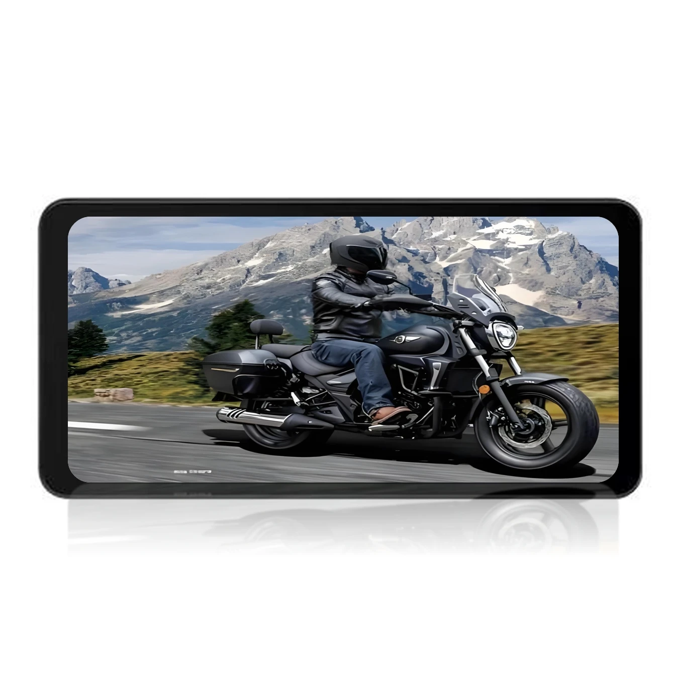 

Zmecar Waterproof Motorcycle Screen 4+64gb Bt Dvr Tpms Wifi 4g Wireless Carplay Motorcycle 6.3 Inch Motorcycle Android 12