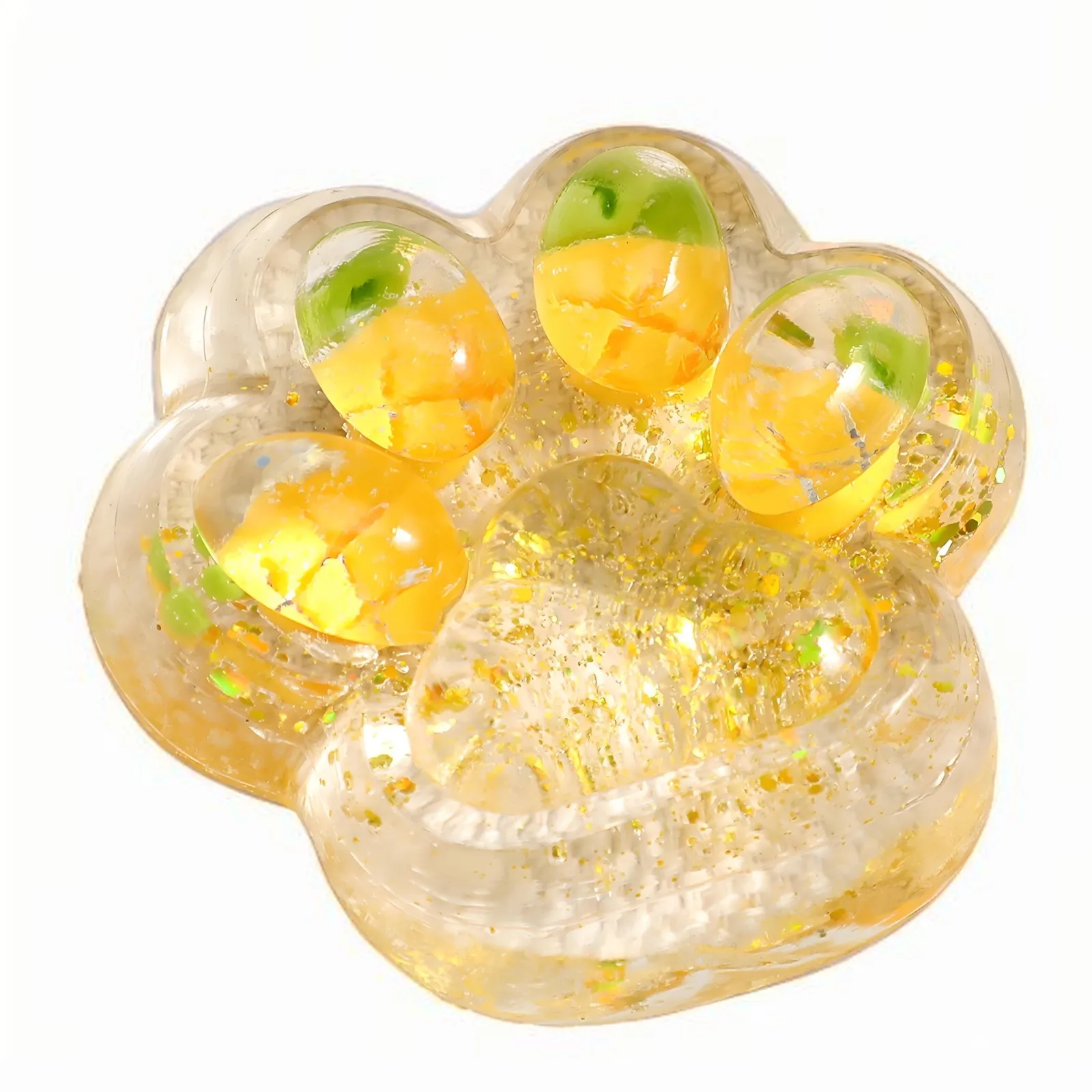 القط باو اسفنجي لعبة العصرية هلام الشمع الفراولة الإجهاد الإغاثة لطيف القط مخلب هلام هلام اسفنجي تململ الضغط اللعب