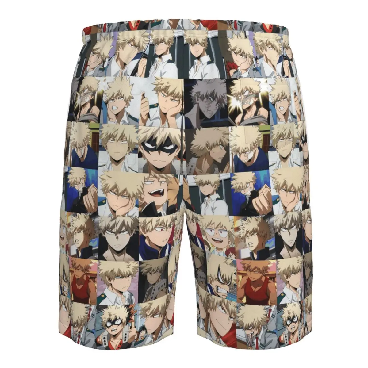 Bakugo Katsuki, My Hero Academia Trunks Pantaloncini da surf da spiaggia Pantaloni casual da uomo estivi ad asciugatura rapida