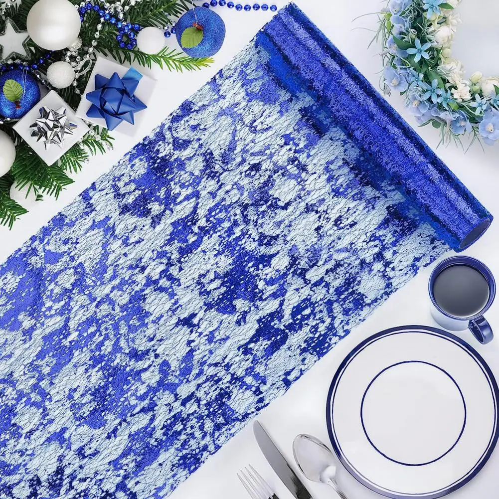 Table Runner with Sequins Sequin Glitter Table Runner Bronzing Table Cover for Home Parties Wedding Decorations Birthday
